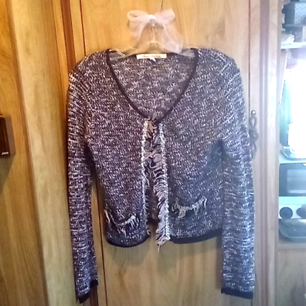 Knitted Fringe Cardigan